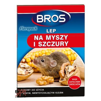 Bros egérfogó ragasztós lap mogyoró aromával