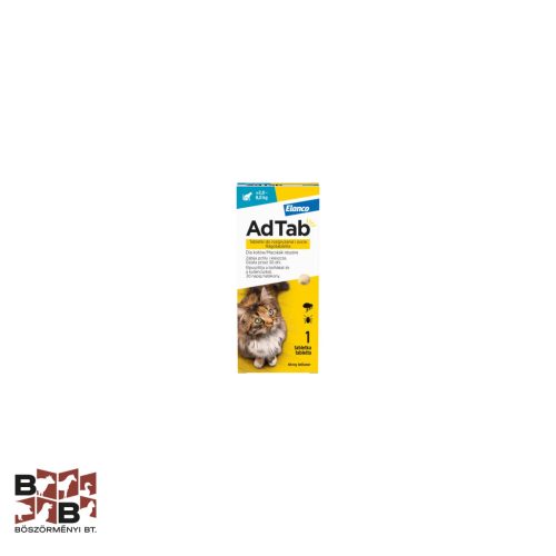 AdTab 12mg rágótabletta macskák részére (>2-8 kg)