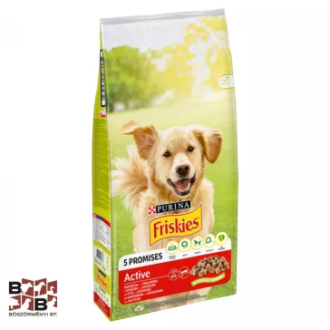 Friskies Active száraz kutyaeledel marhával 15 kg