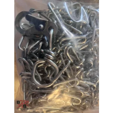 Kikötőlánc 5m/3mm karabínerrel. Tomár