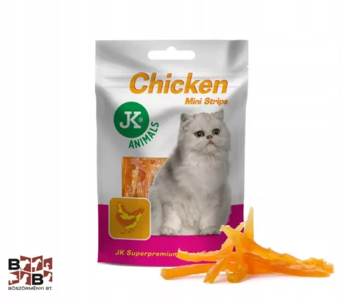 JK Animals csírke mini csíkok 50g