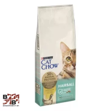   Cat Chow Hairball Control Csirkében gazdag száraz macskaeledel 15kg