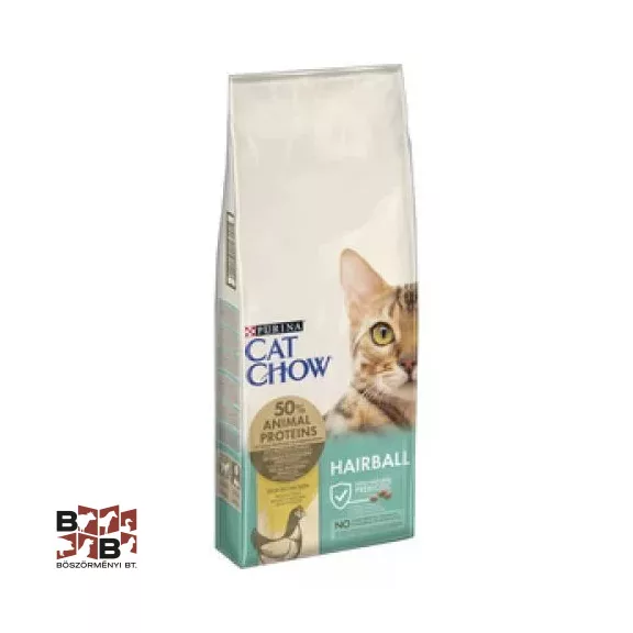 Cat Chow Hairball Control Csirkében gazdag száraz macskaeledel 15kg Cat Chow Hairball Control Csirkében gazdag száraz macskaeledel 15kg