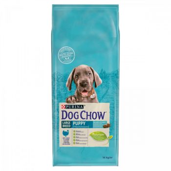   Dog Chow Large Breed Puppy száraz kutyaeledel pulykával 14 kg