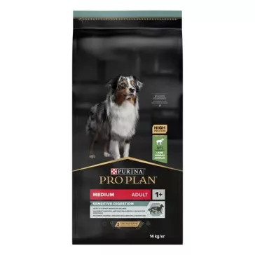   Pro Plan Medium Adult Sensitive Digestion bárányos kutyatáp14 kg