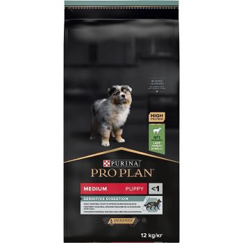   Pro Plan Medium Puppy Senstive Digestion bárányos kutyatáp 12 kg