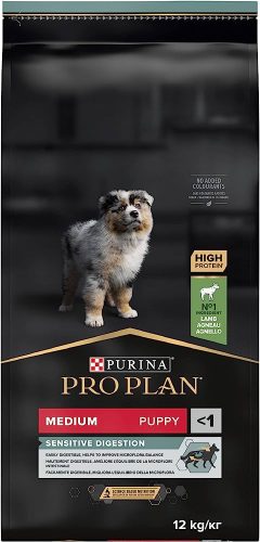 Pro Plan Medium Puppy Senstive Digestion bárányos kutyatáp 12 kg