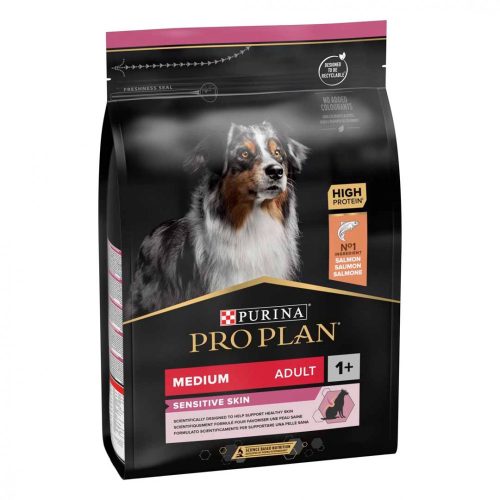 Pro Plan Medium Adult Sensitive Skin lazacos kutyatáp14 kg