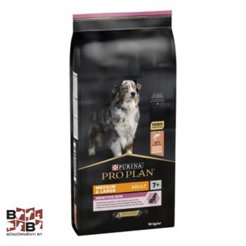   PRO PLAN Medium & Large Adult 7+ Sensitive Skin - Szárazeledel (lazac) felnőtt kutyák részére 14kg