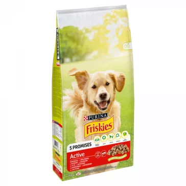 Friskies Active száraz kutyaeledel marhával 15 kg