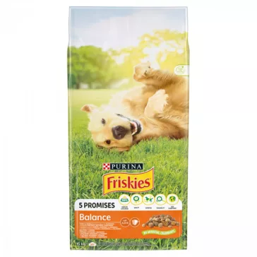   Friskies Balance száraz kutyaeledel csirkével, marhával és hozzáadott zöldségekkel 15 kg