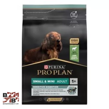   PRO PLAN Small & Mini Adult SENSITIVE DIGESTION bárányban gazdag száraz kutyaeledel 3kg