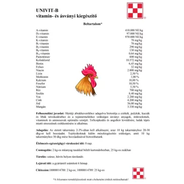 UNIVIT-B vitamin- és ásványi kiegészítő 2kg