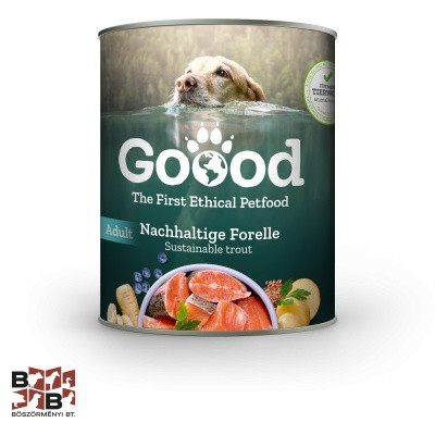 Goood kutya konzerv adult pisztrángos  800g