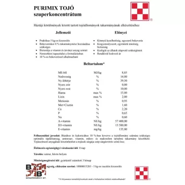 PURIMIX TOJÓ szuperkoncentrátum 5kg