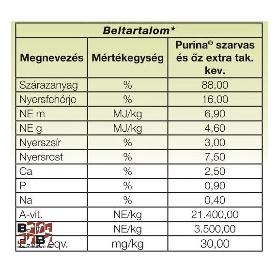 Purina szarvas és őz extra takarmánykeverék (Ivermectin)  40kg