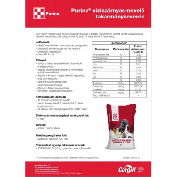 Purina víziszárnyas nevelő takarmánykeverék 20kg