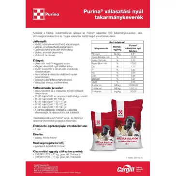 Purina választási nyúl takarmánykeverék 10kg