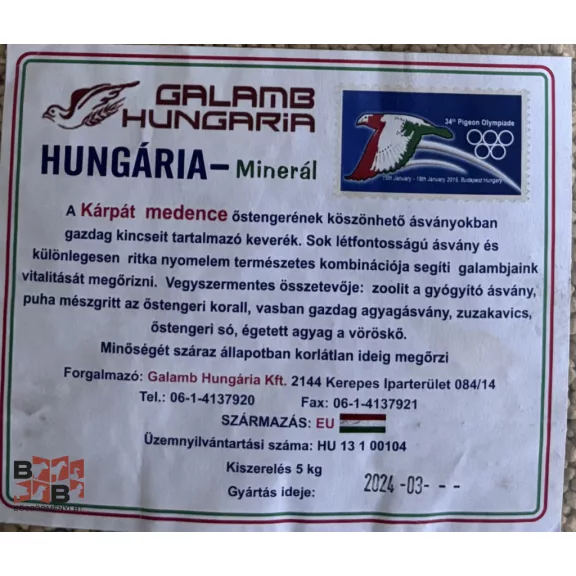 Hungaria mineral 5kg
