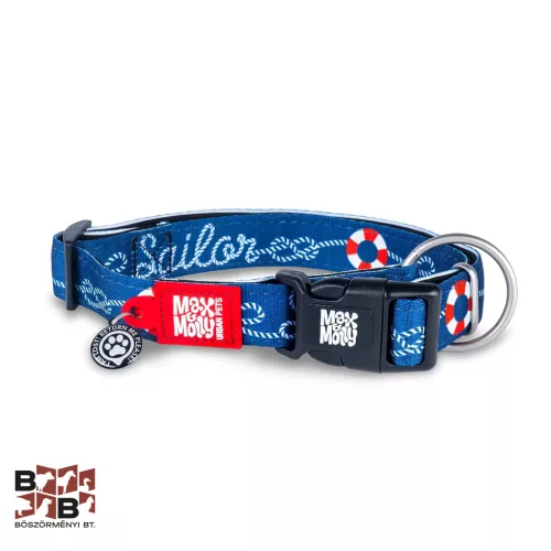 Max&Molly Smart ID Collar- Sailor-S- Kutya nyakörv