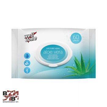 Well Done nedves toalettpapír Aloe Vera 60db-os
