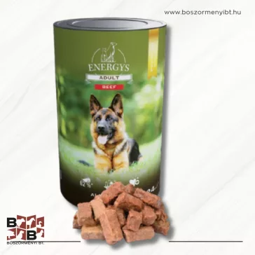   Energys Adult Dog Can Beef prémium minőségű kutya konzerv 1,24 kg 62% darabolt hússal 