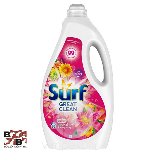 Surf mosógél 3l, tropical lily&ylang ylang