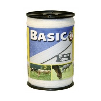 BASIC Classe szalag fehér 200m 20mm