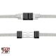 Litzclip® szalag-összekötő Nemesacél (INOX) (13535)
