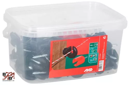 Ako Facsavaros körszigetelő villanypásztor vezetékhez - 100 db/cs