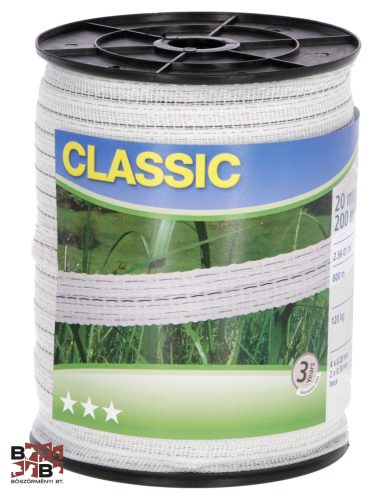CORRAL CLASSIC villanypásztor szalag 200m 20mm