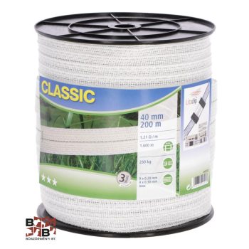 CORRAL CLASSIC villanypásztor szalag 200m 40mm