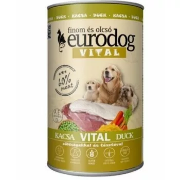 EURO DOG VITAL kutyakonzerv kacsahússal 1240g