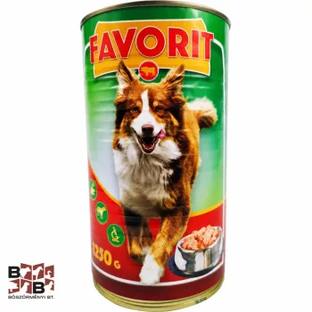 Favorit kutyakonzerv 59% hústartalommal 1250g