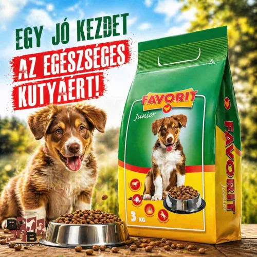 Favorit kölyök kutyatáp csirke 3kg