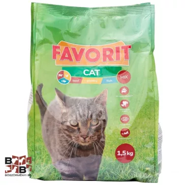 Favorit MIX száraz macskaeledel 1,5kg