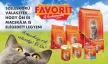 Favorit macskaeledel konzerv marhás-májas 415g