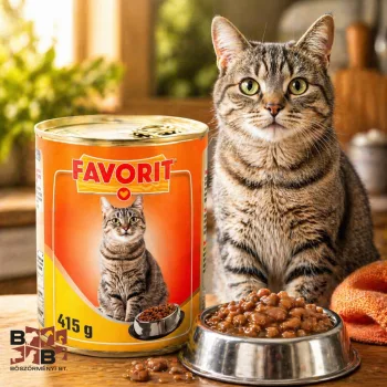 Favorit macskaeledel konzerv baromfi húsos 415g