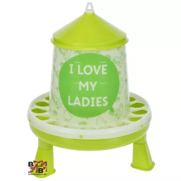 I love my ladies - műanyag baromfi etető lábakkal 2 kg