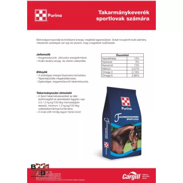 Purina Takarmánykeverék sportlovak számára 25kg