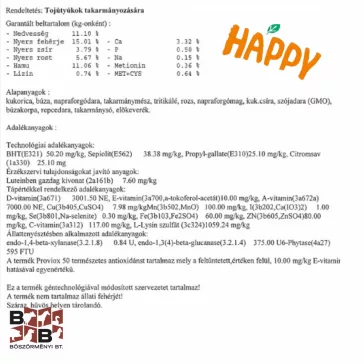 Purina Happy tojó takarmány keverék roppantott 10kg