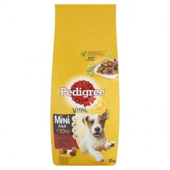 Pedigree Adult Száraz Mini Marha-Zöldség 12 kg