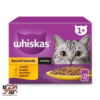   Whiskas Alutasakos macska eledel Szárnyas válogatás 12x85g