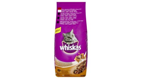 Whiskas száraz macska 14 kg marha-májas
