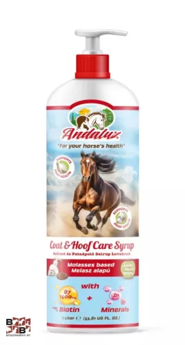 Andaluz szőrzet és pataápoló vitamin szirup - 1liter