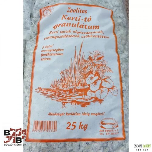 Zeolitos kerti tó granulátum 10-20mm 25kg-os