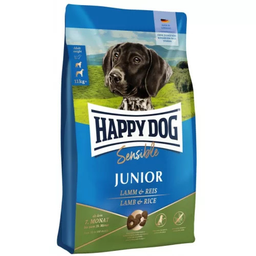 Happy Dog Sensible Junior bárányos-rizses 10kg 