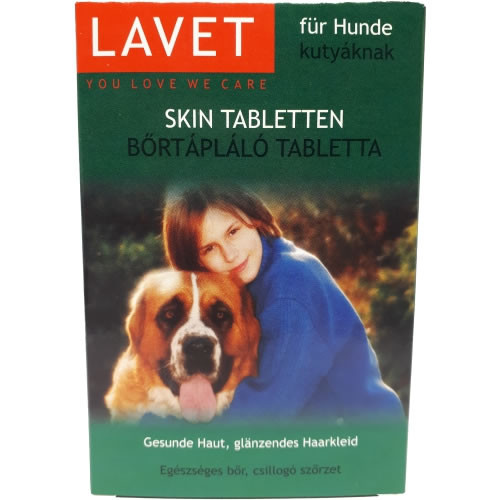 Lavet bőrtápláló tabletta kutyáknak 50db