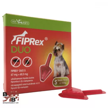 Fiprex Duo rácsepegtető oldat kutyáknak 1x S