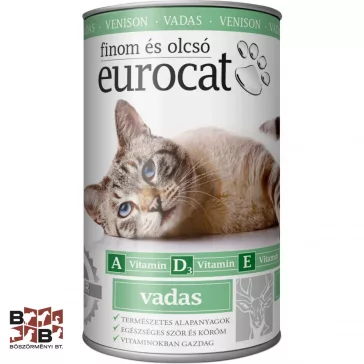 EUROCAT cicakonzerv 415g vadas